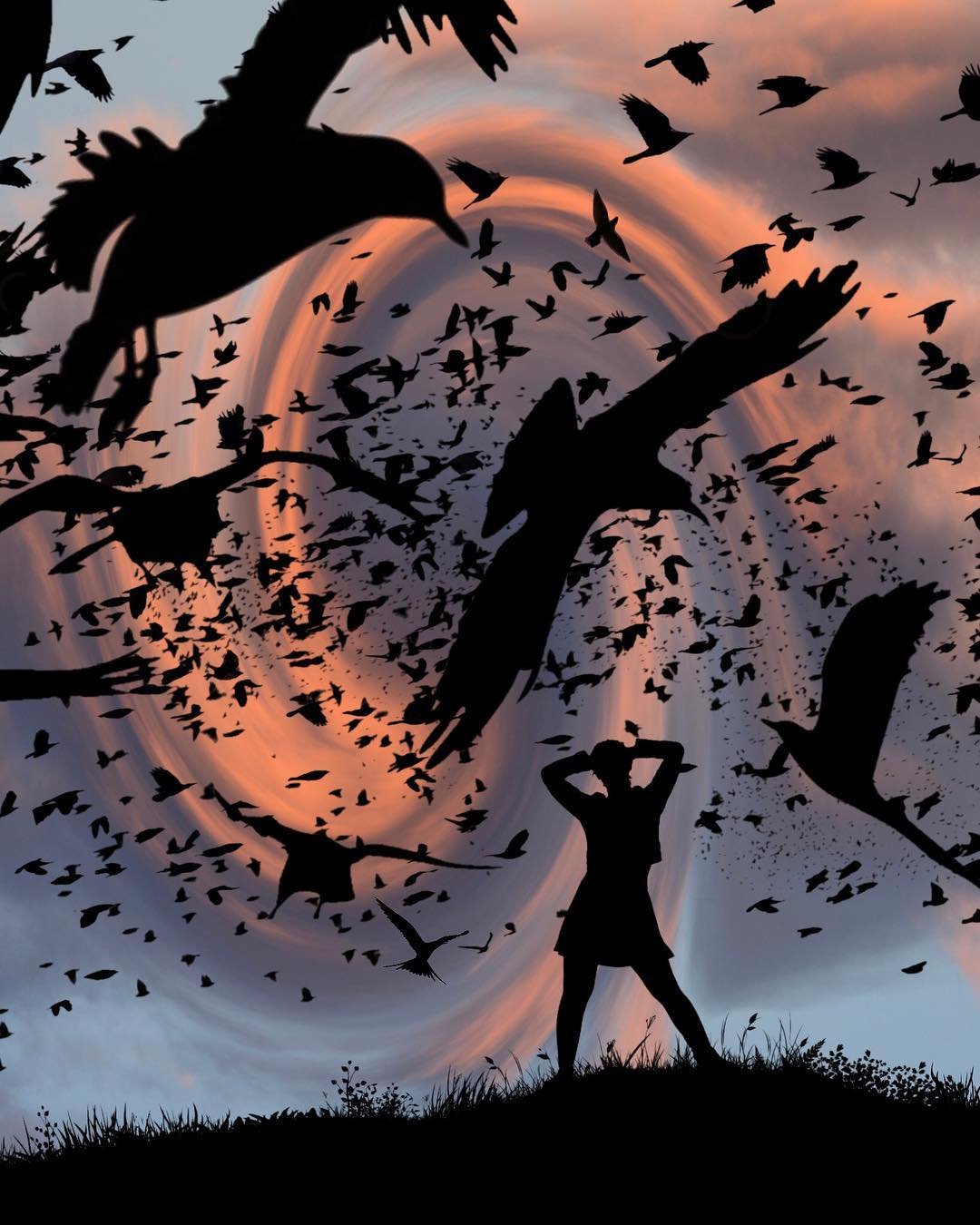 Силуэтные рисунки