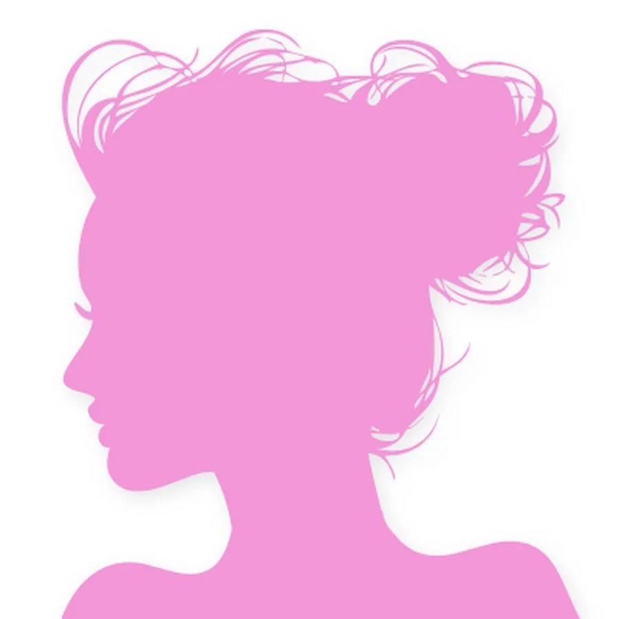 Пустой аватар девушки