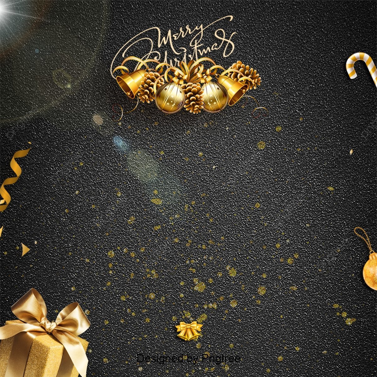 Фон черный с золотом