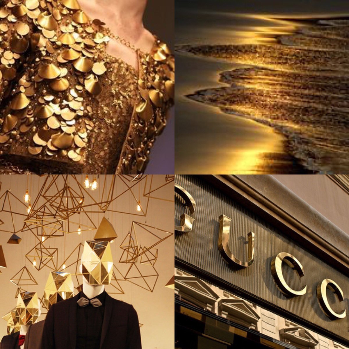 Эстетика золотого цвета