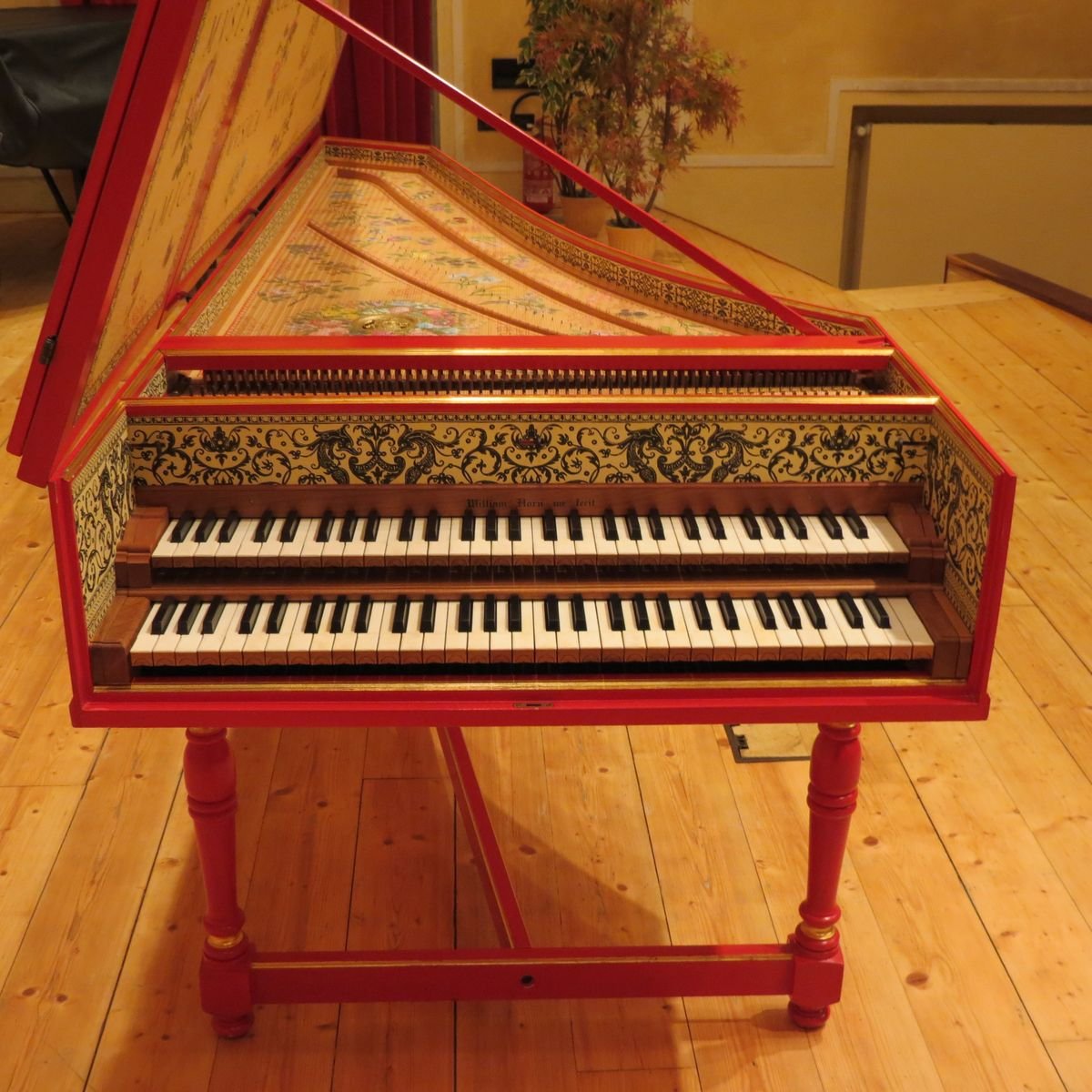 Пианино гравюра