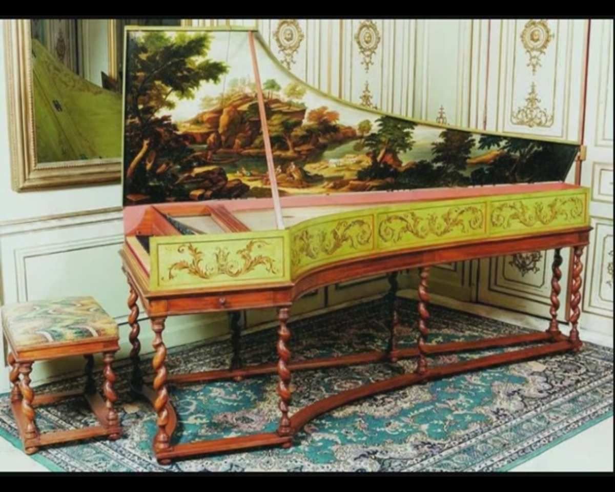 Музыкальные инструменты эпохи рококо клавесин