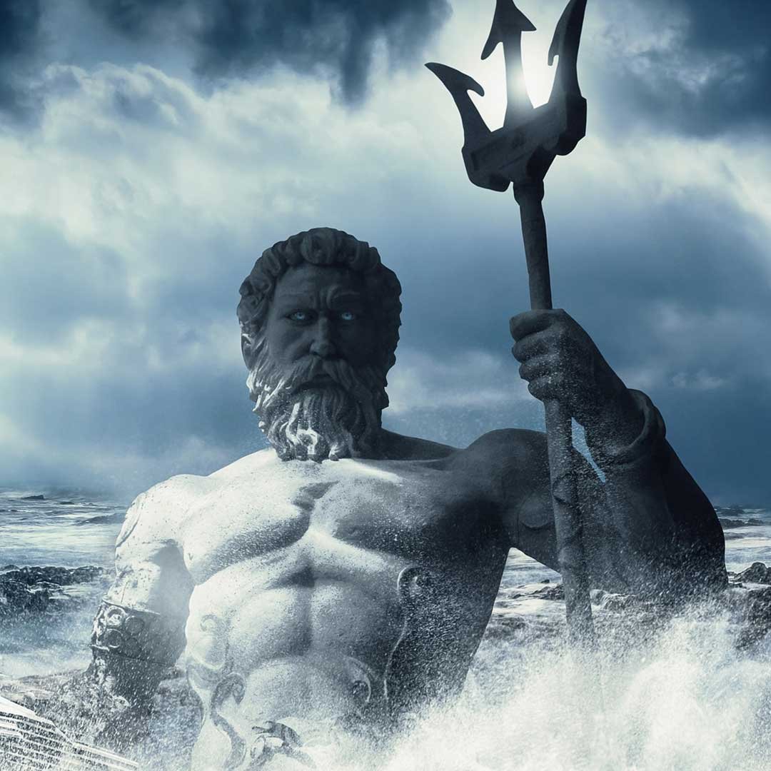 Нептун бог морей картинки