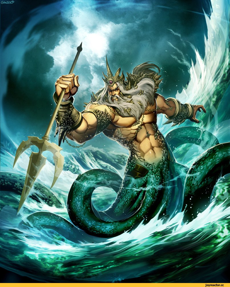Нептун Бог Посейдон