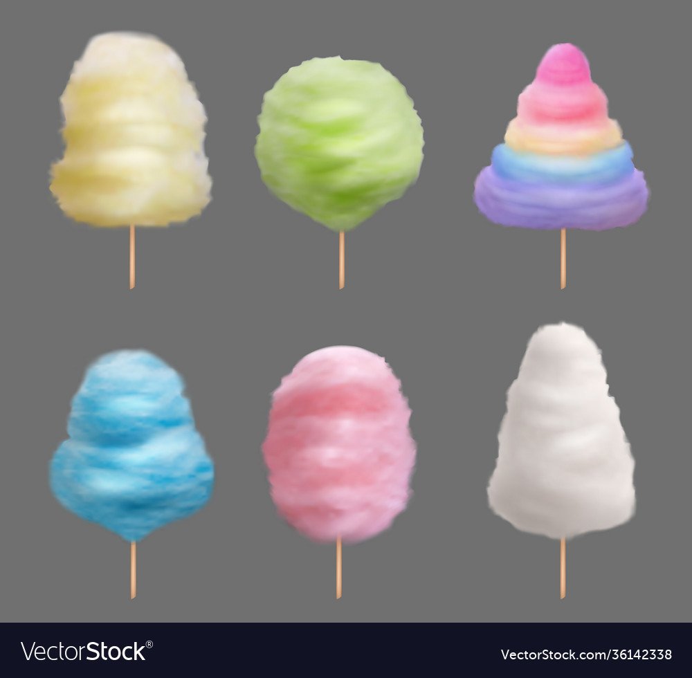 Цветные картинки для детей вата