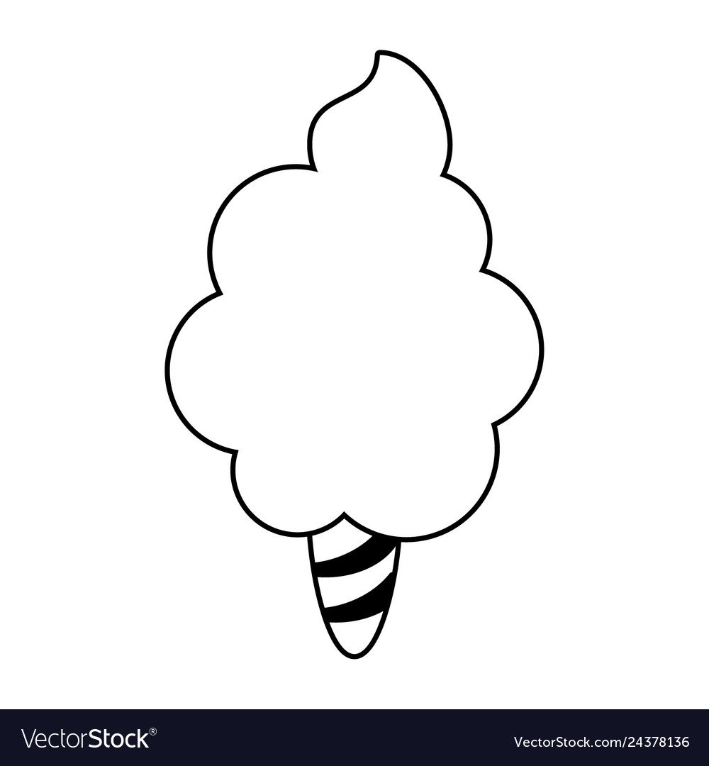 Раскраска сахарная вата