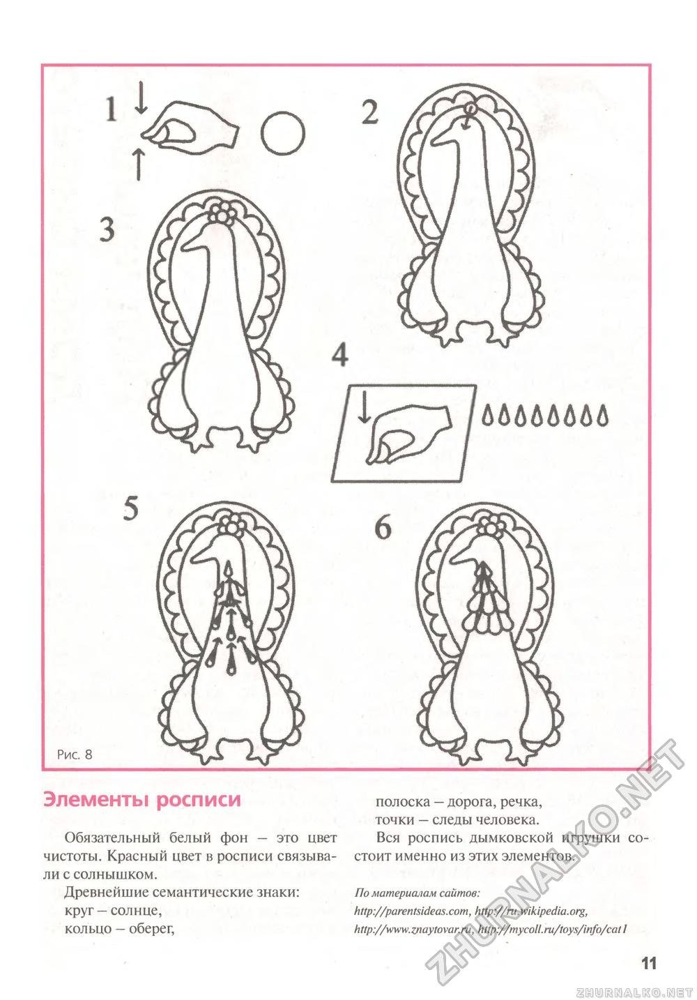 Дымковская игрушка "индюк"