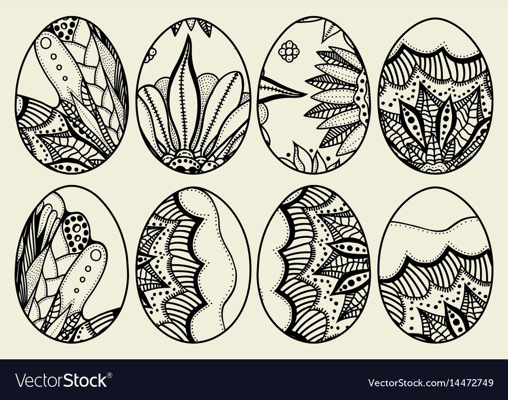 Эскизы росписи яиц