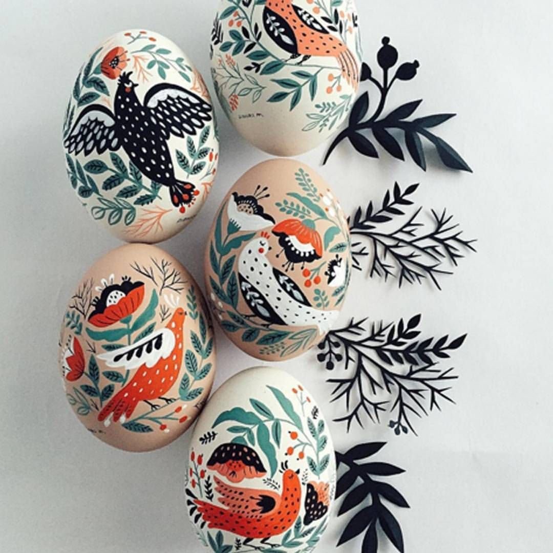 Роспись пасхальных яиц