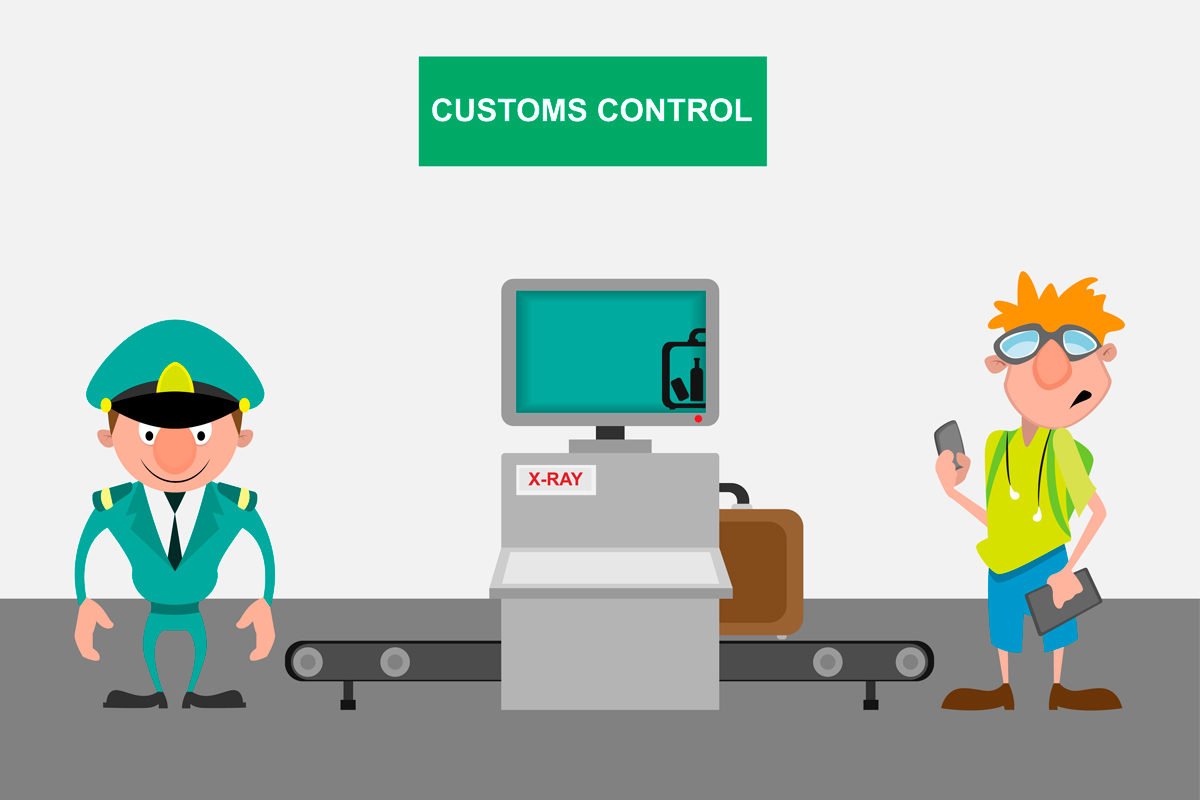 Таможенный контроль рисунок