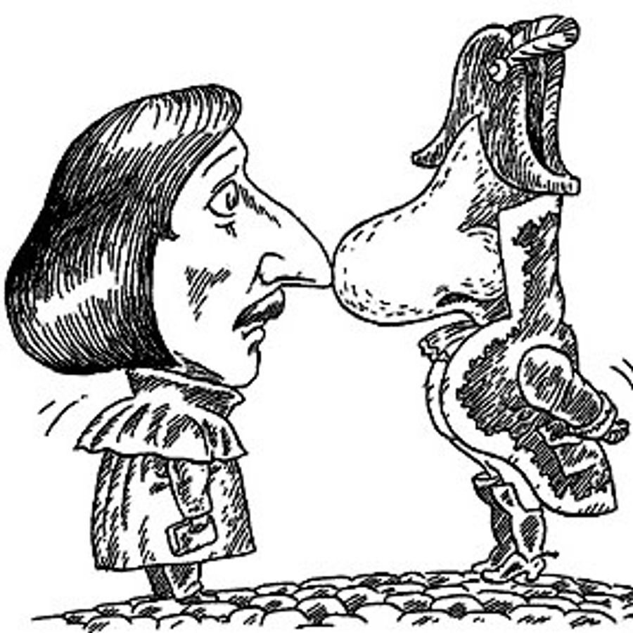 Геннадий Спирин нос Гоголь