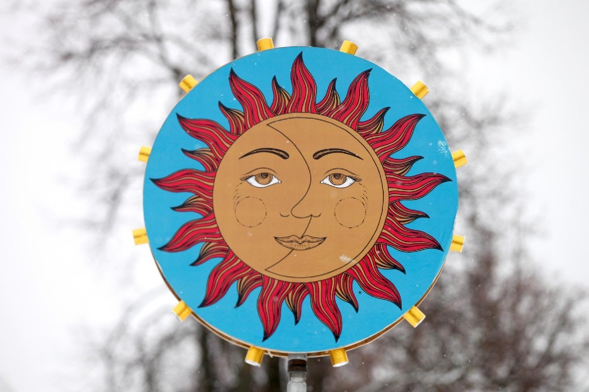 Круг головы Масленицы