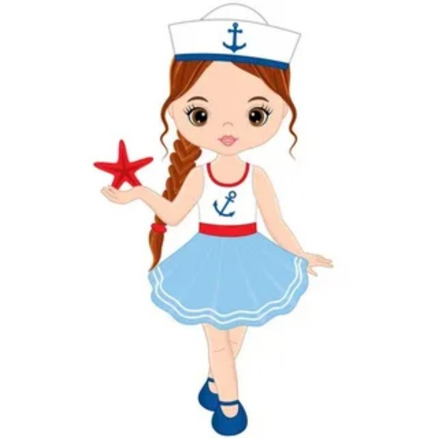 Мультяшные девочки морячки