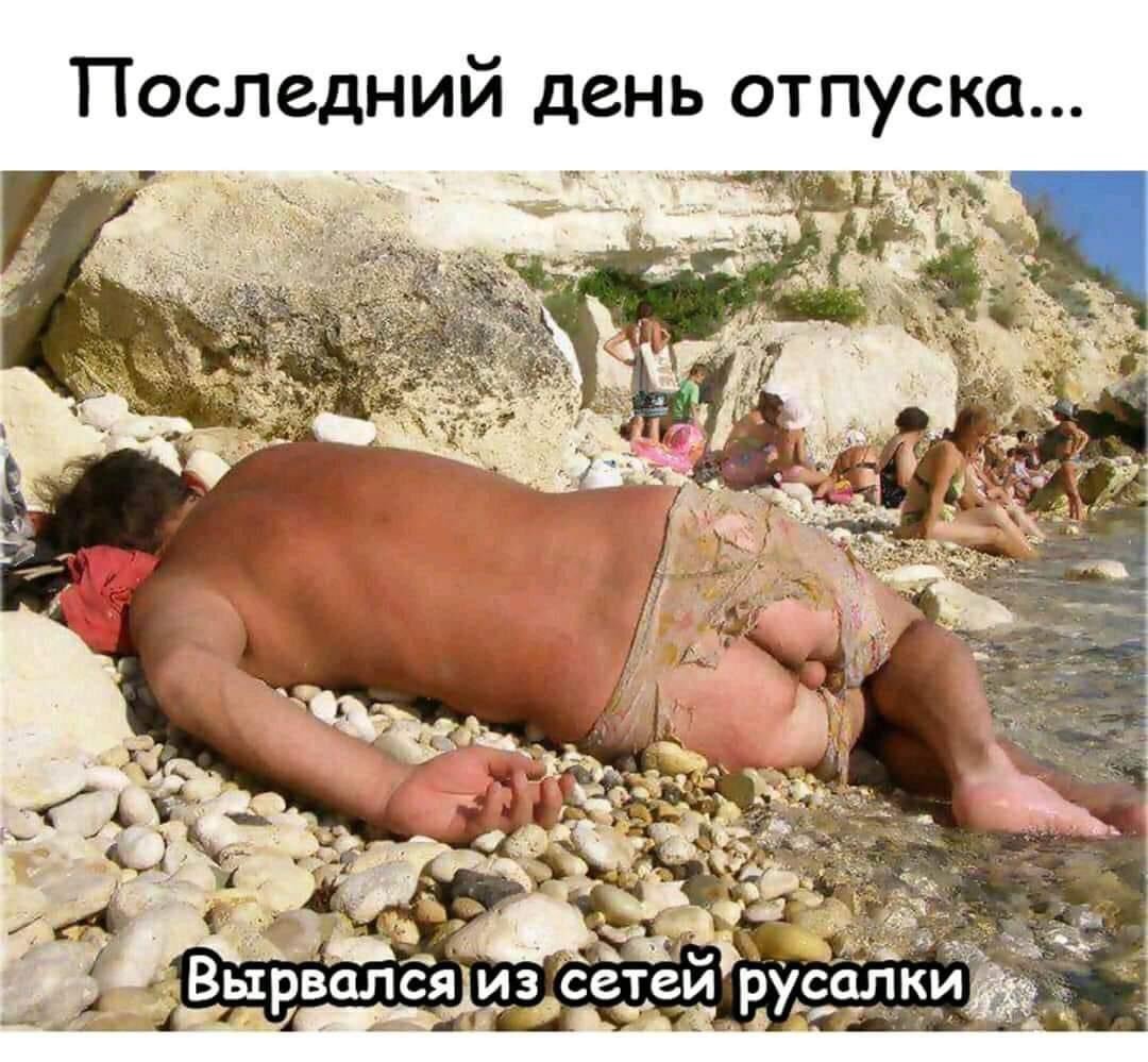 Последний день отпуска смешное