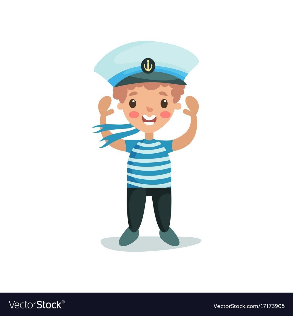 Матрос картинка для детей на прозрачном фоне