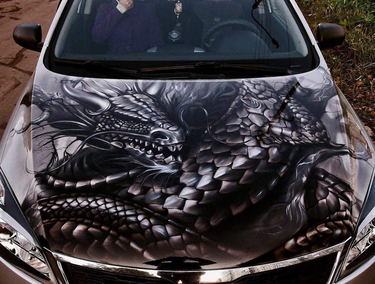 Пассат СС аэрография