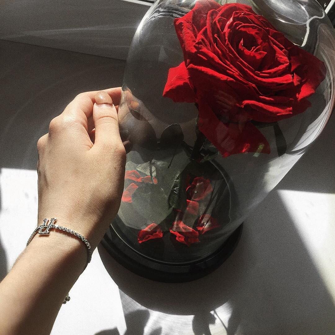 Розы в вазе