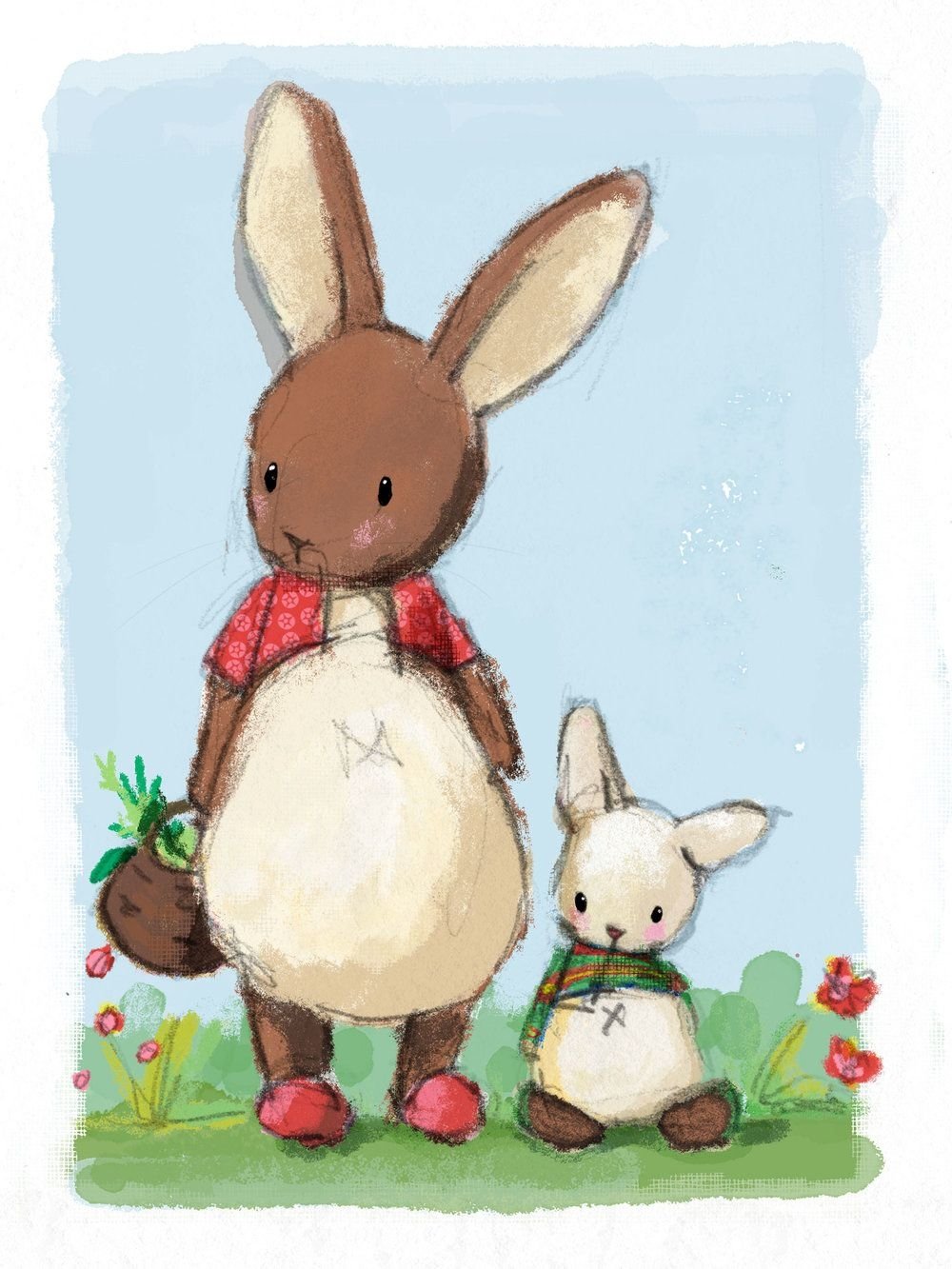 Зайчик и зайчиха