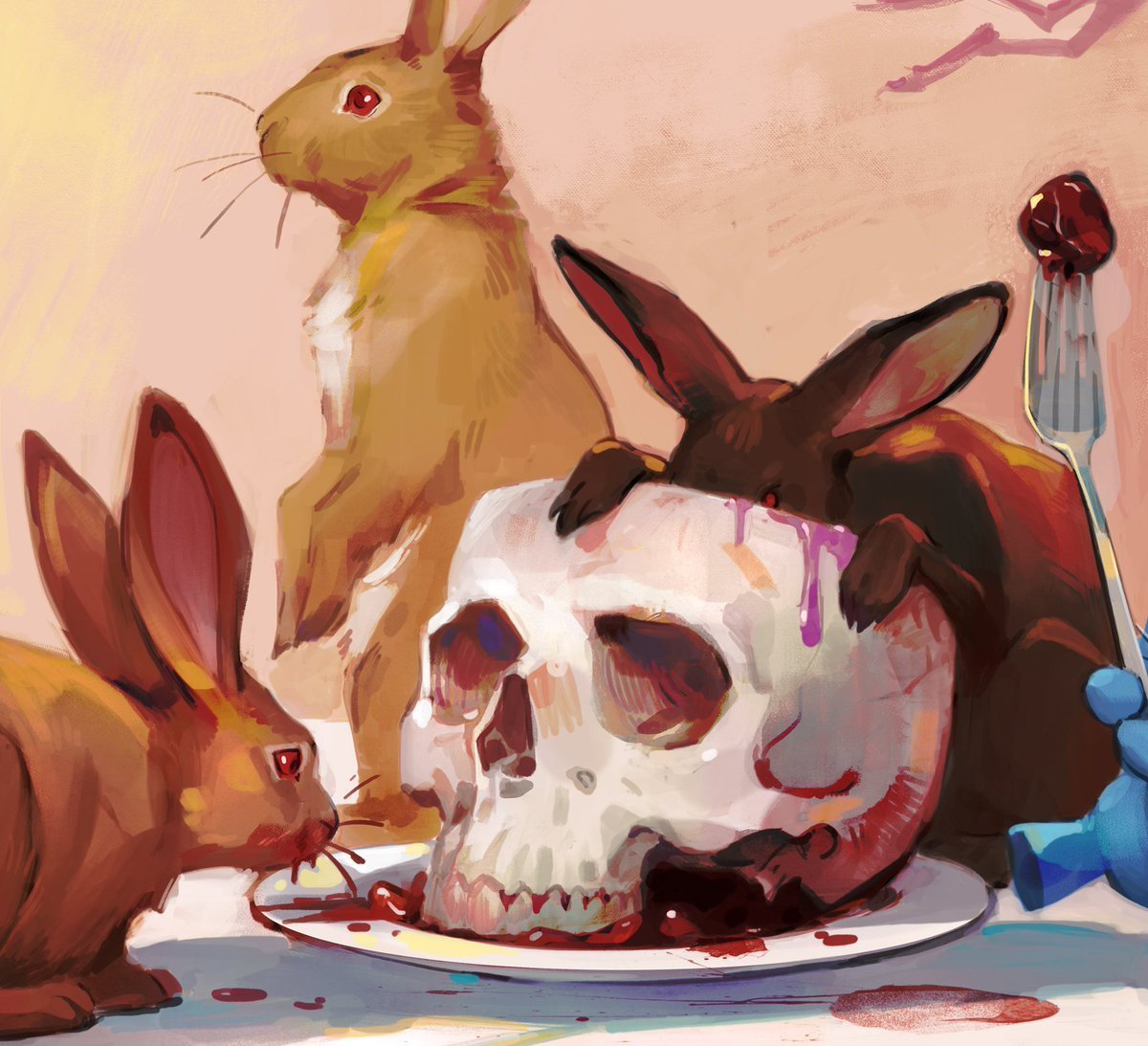 Кролики арты