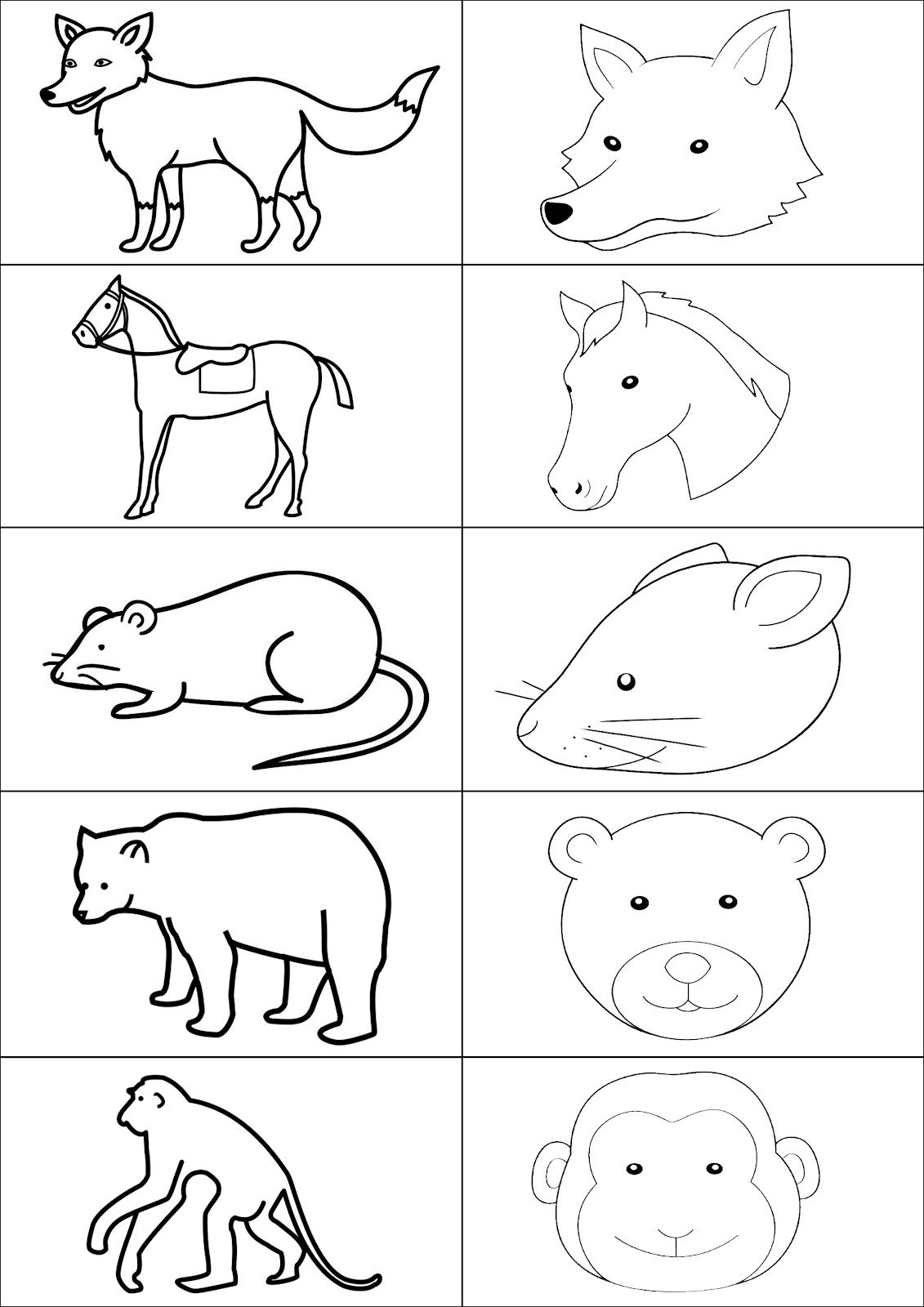 Игра Подбери мордочку