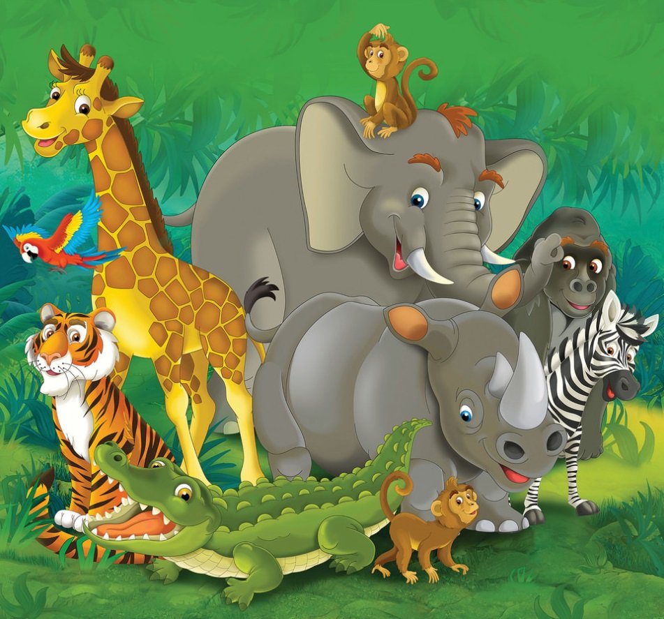 Животные Африки для детей