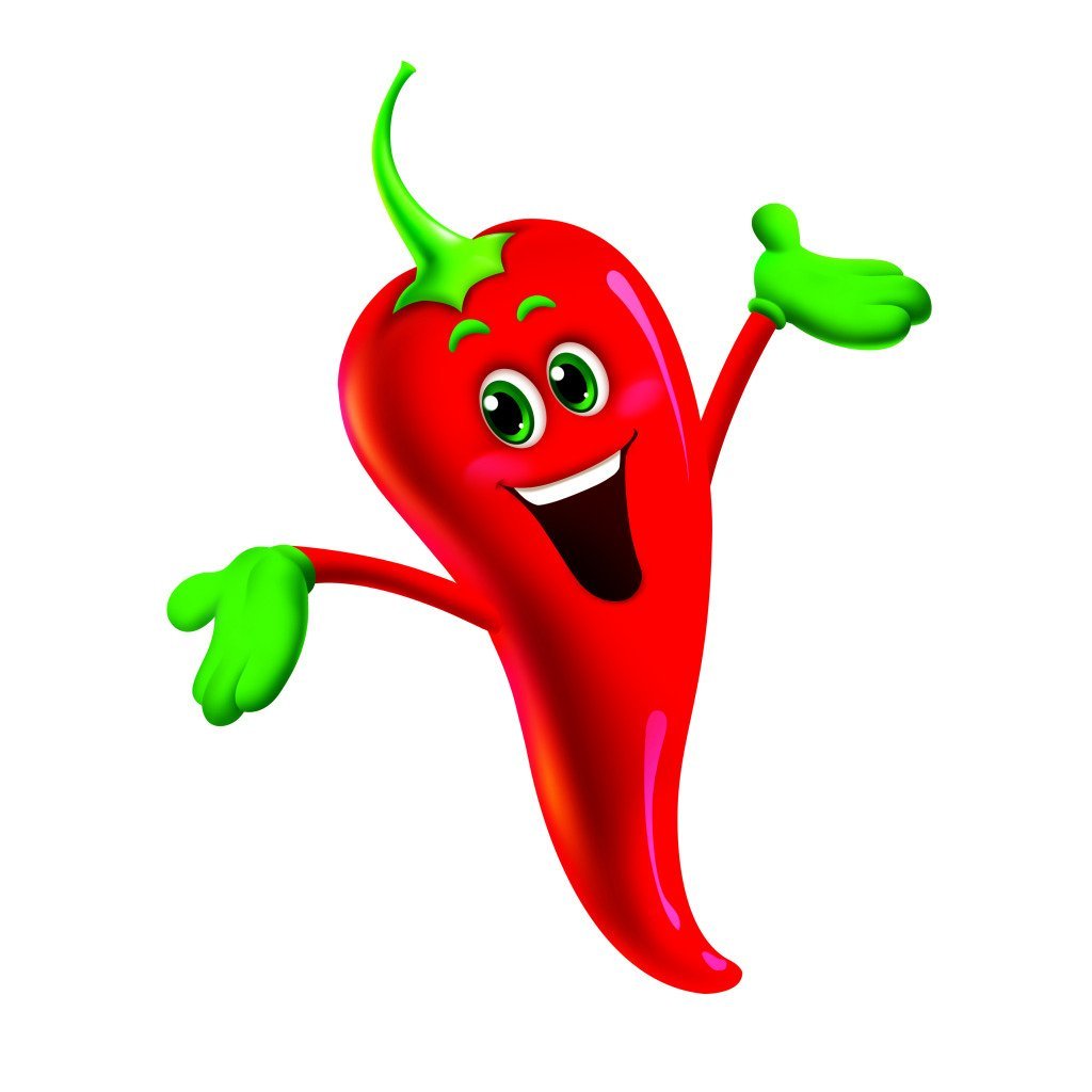 Веселые овощи перец