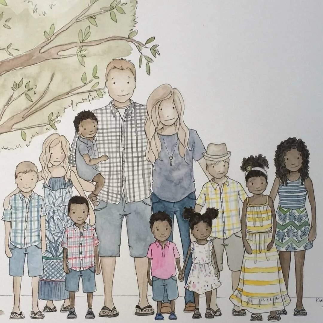 Нарисованная семья