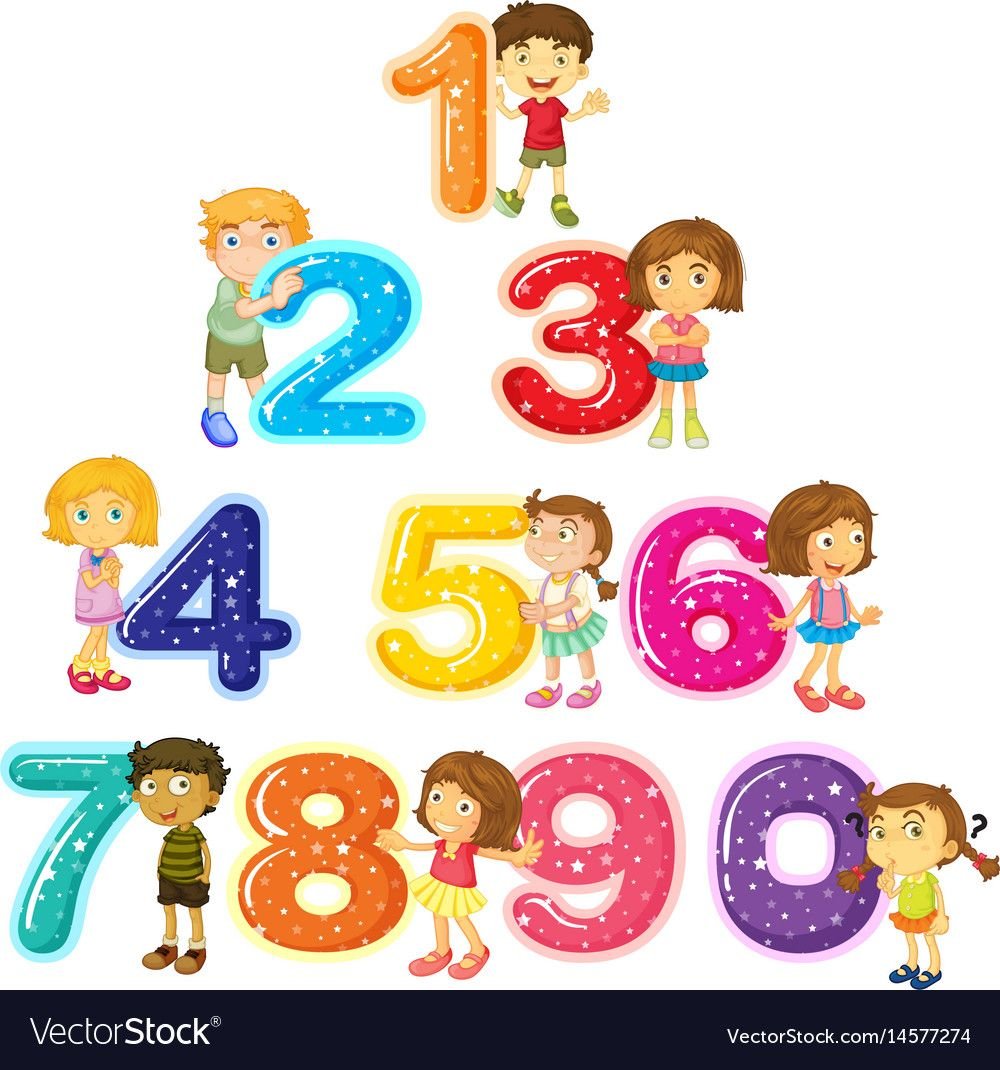 Семь картинка для детей