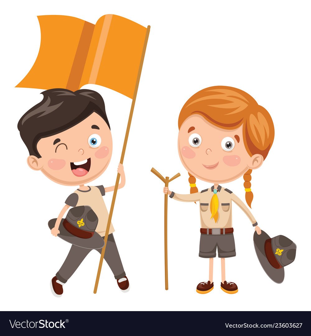 Скауты вектор