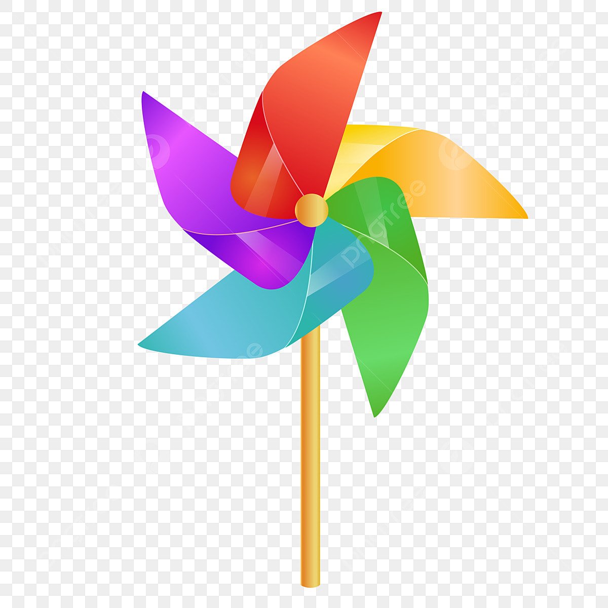 Вертушка пропеллер на палочке