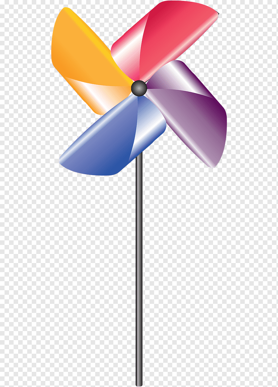 Вертушка на прозрачном фоне