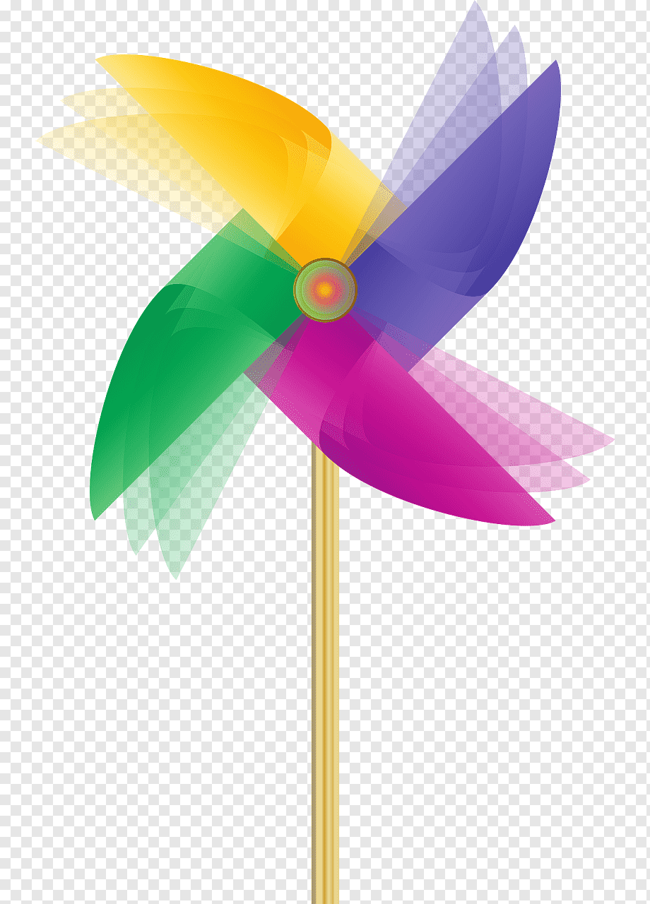 Вертушка разноцветная