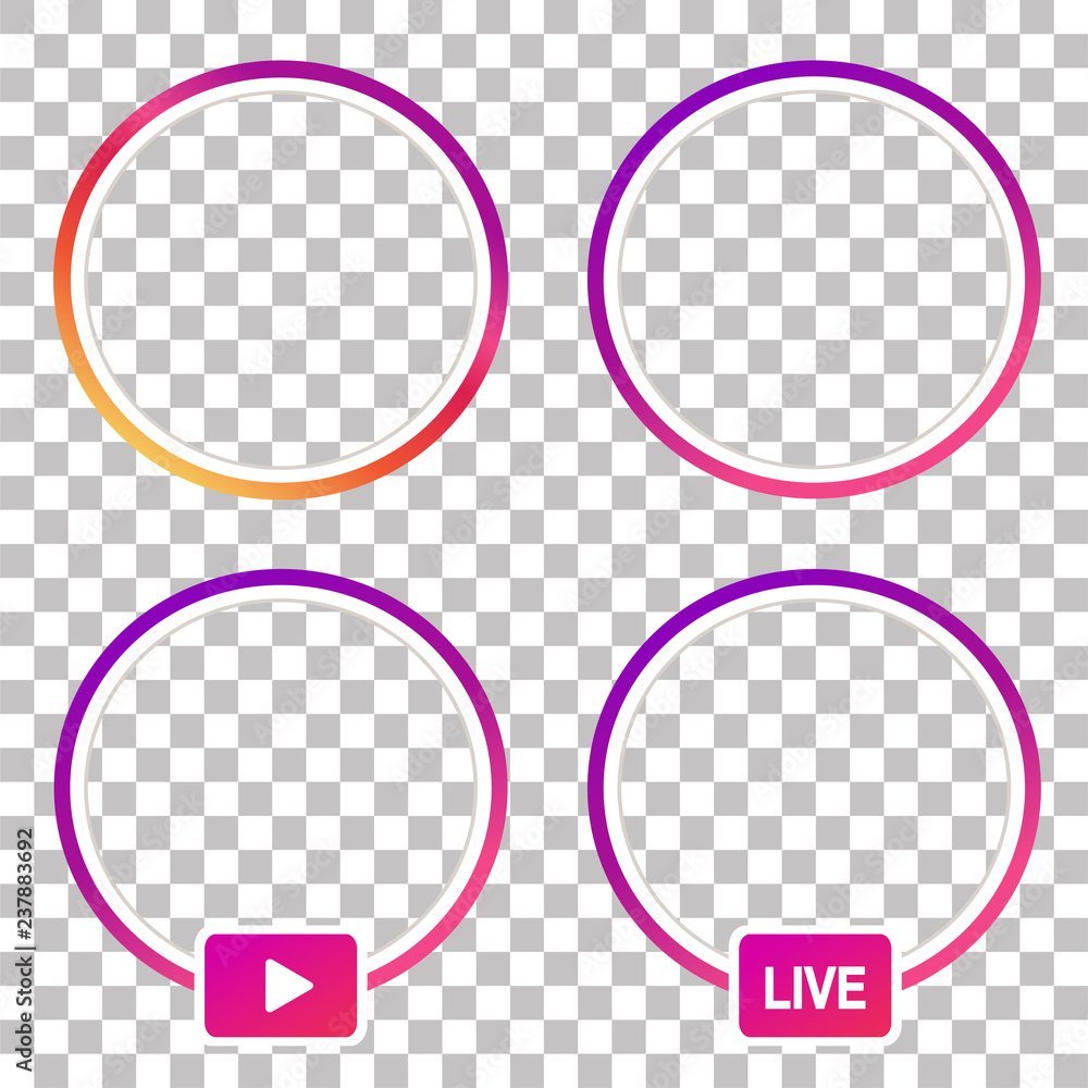 Кружочки для сторис