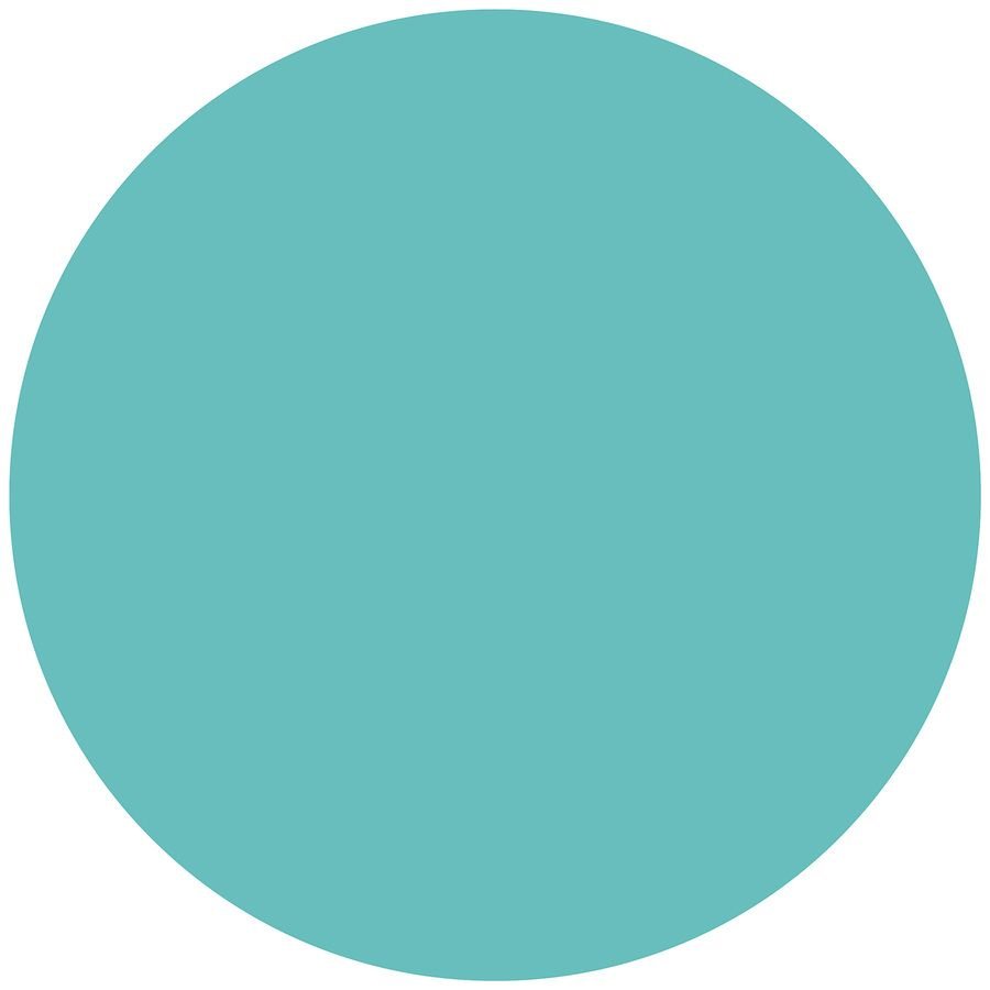 Бирюзовый кружок