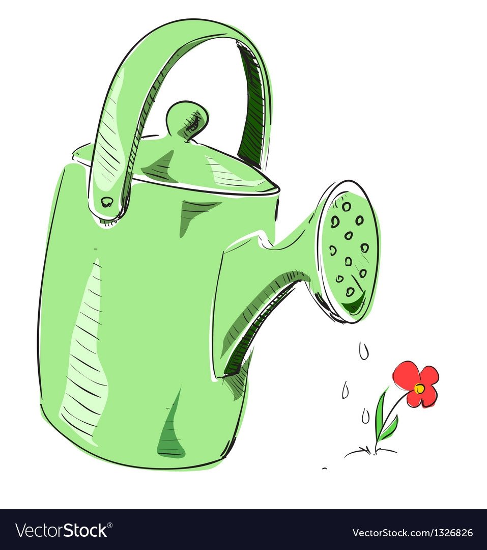 Лейка рисунок