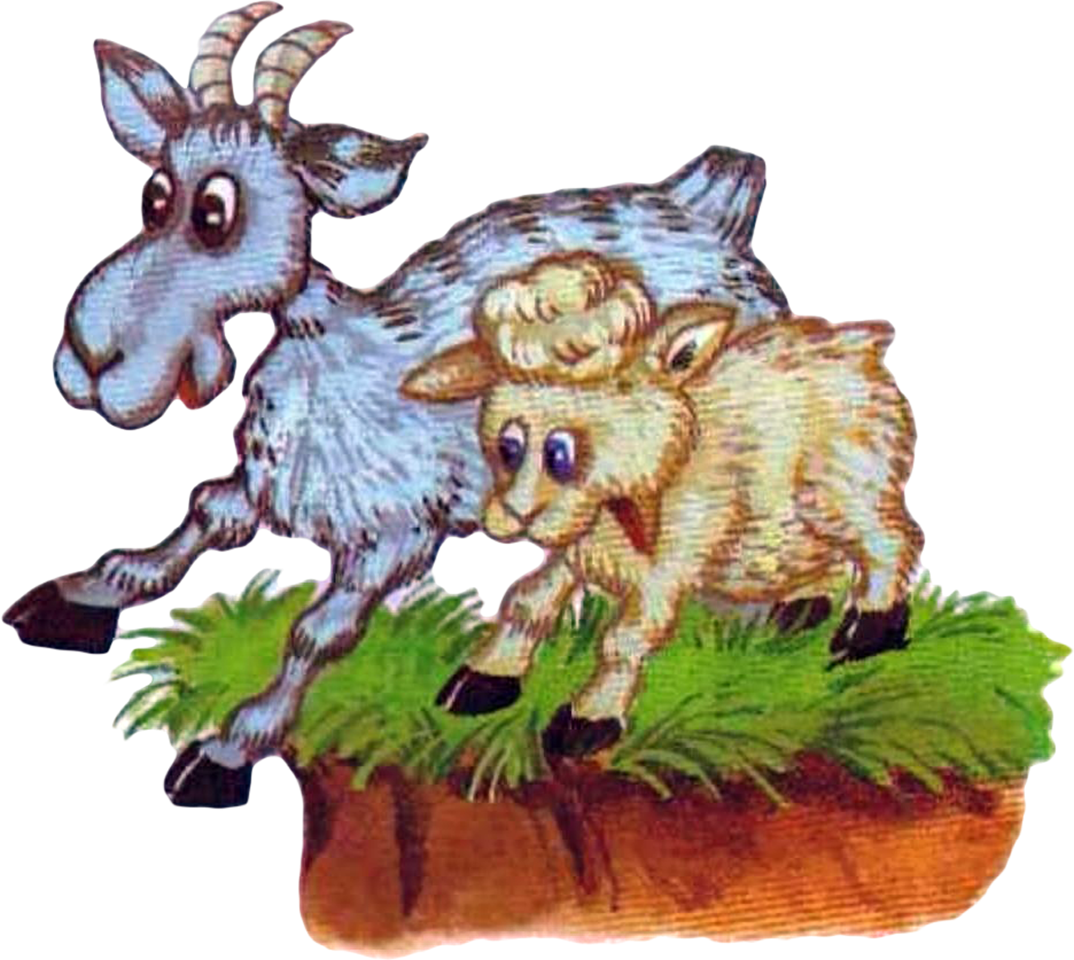 Коза с козлятами Веретенникова