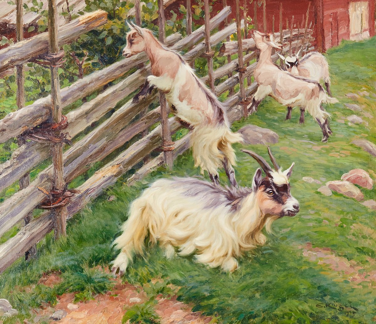 Картина коза