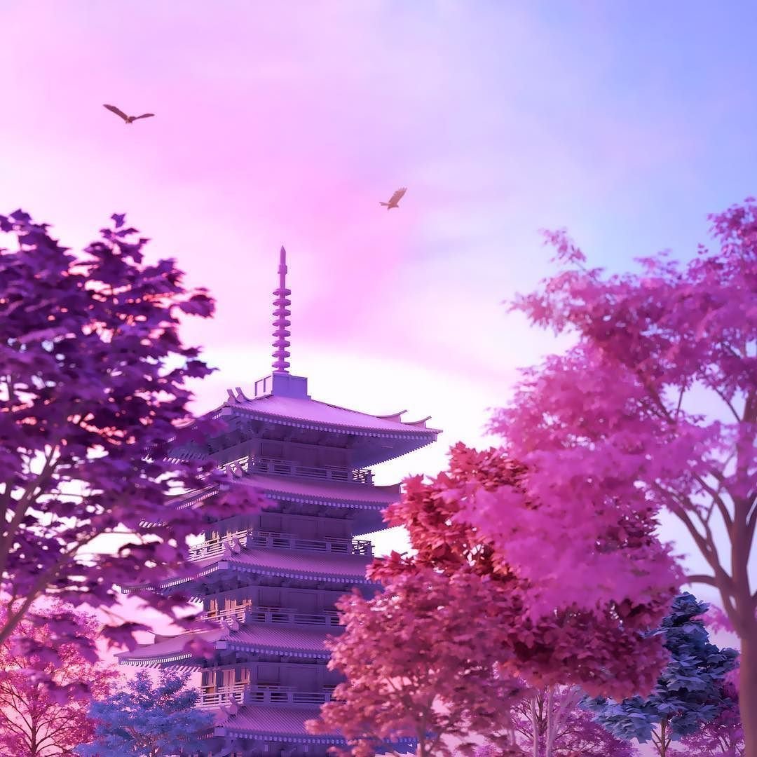 Фон в японском стиле