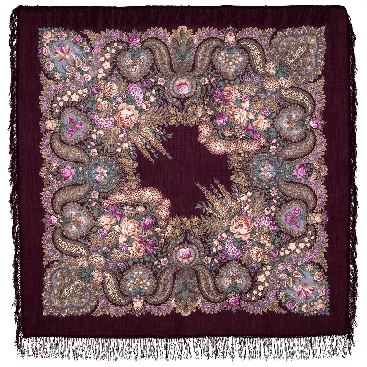 Павлопосадский платок Отрада