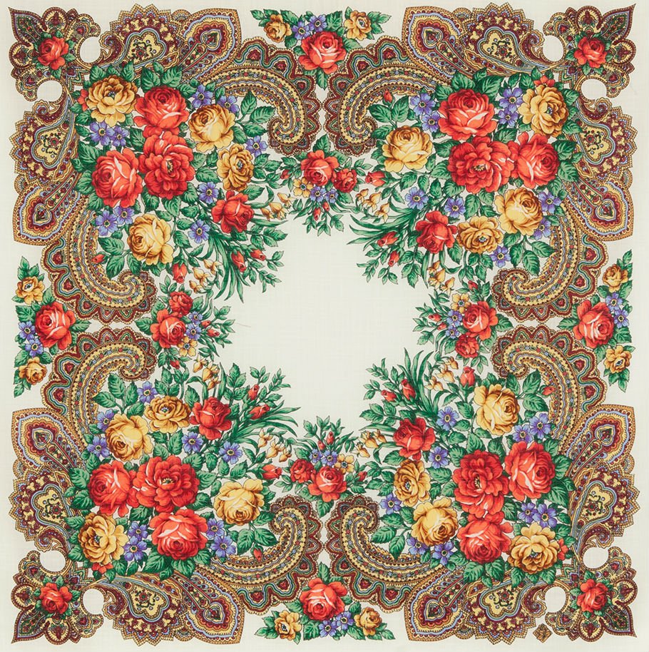 Платок Павловопосадская платочная мануфактура