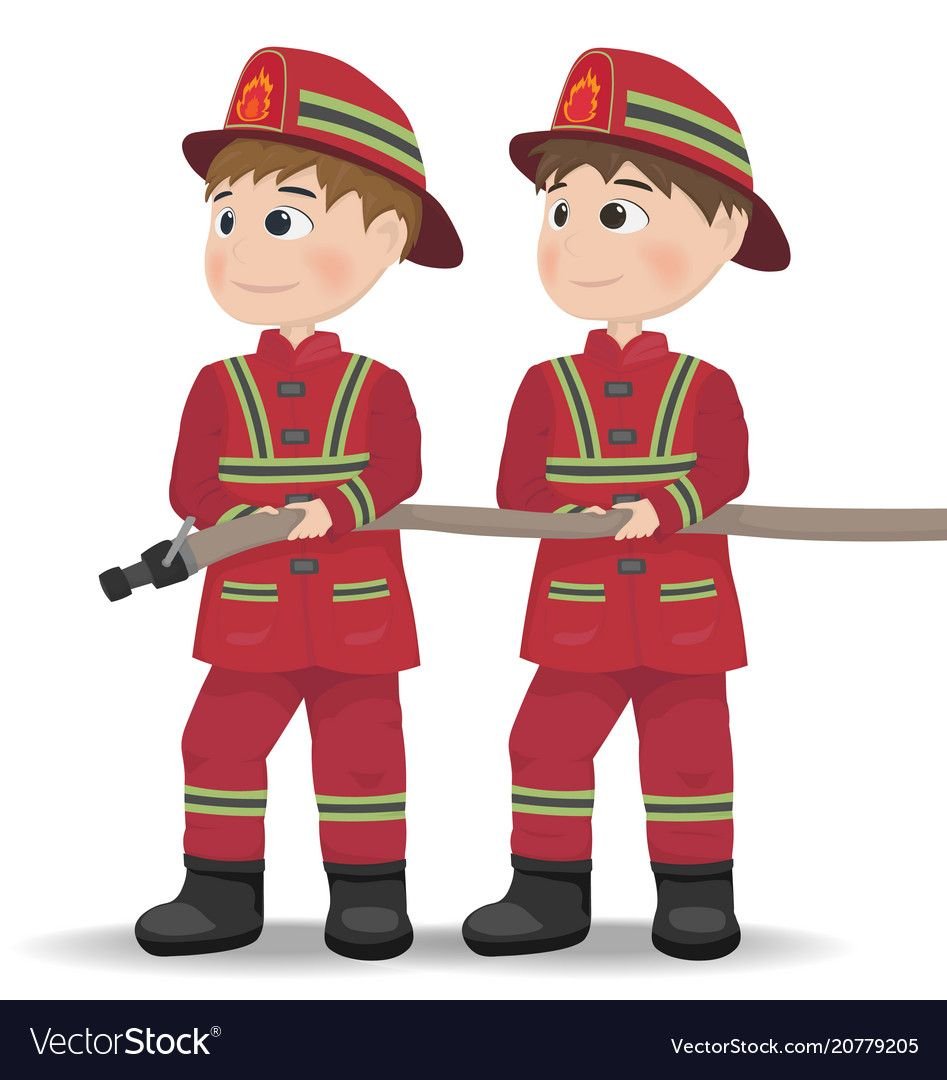 Пожарная команда vector