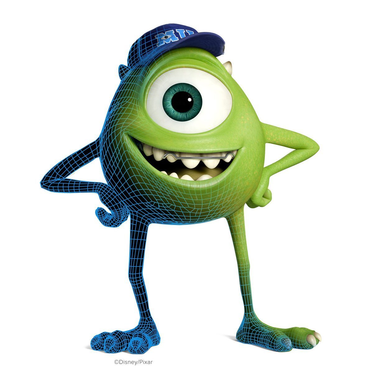 Майк Вазовски улыбается