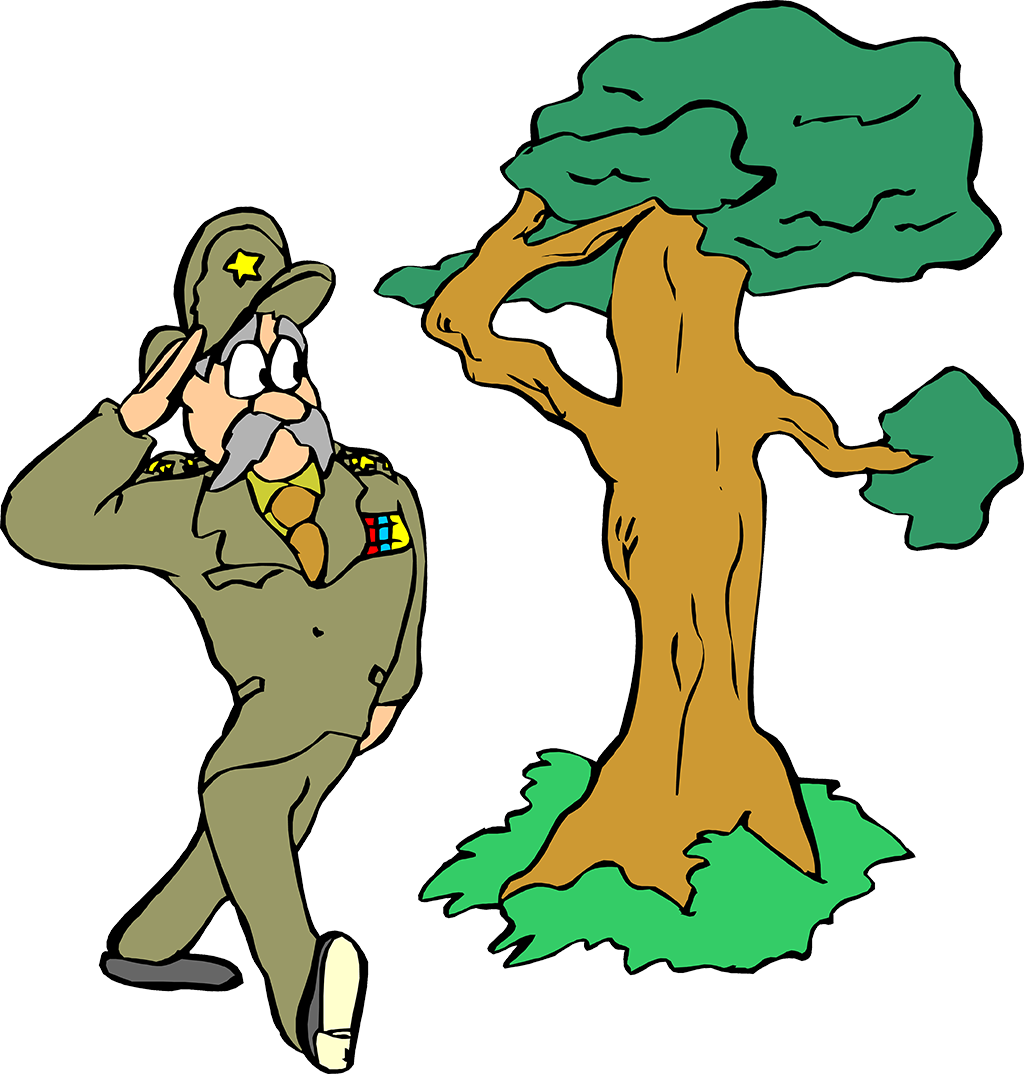 Солдат карикатура