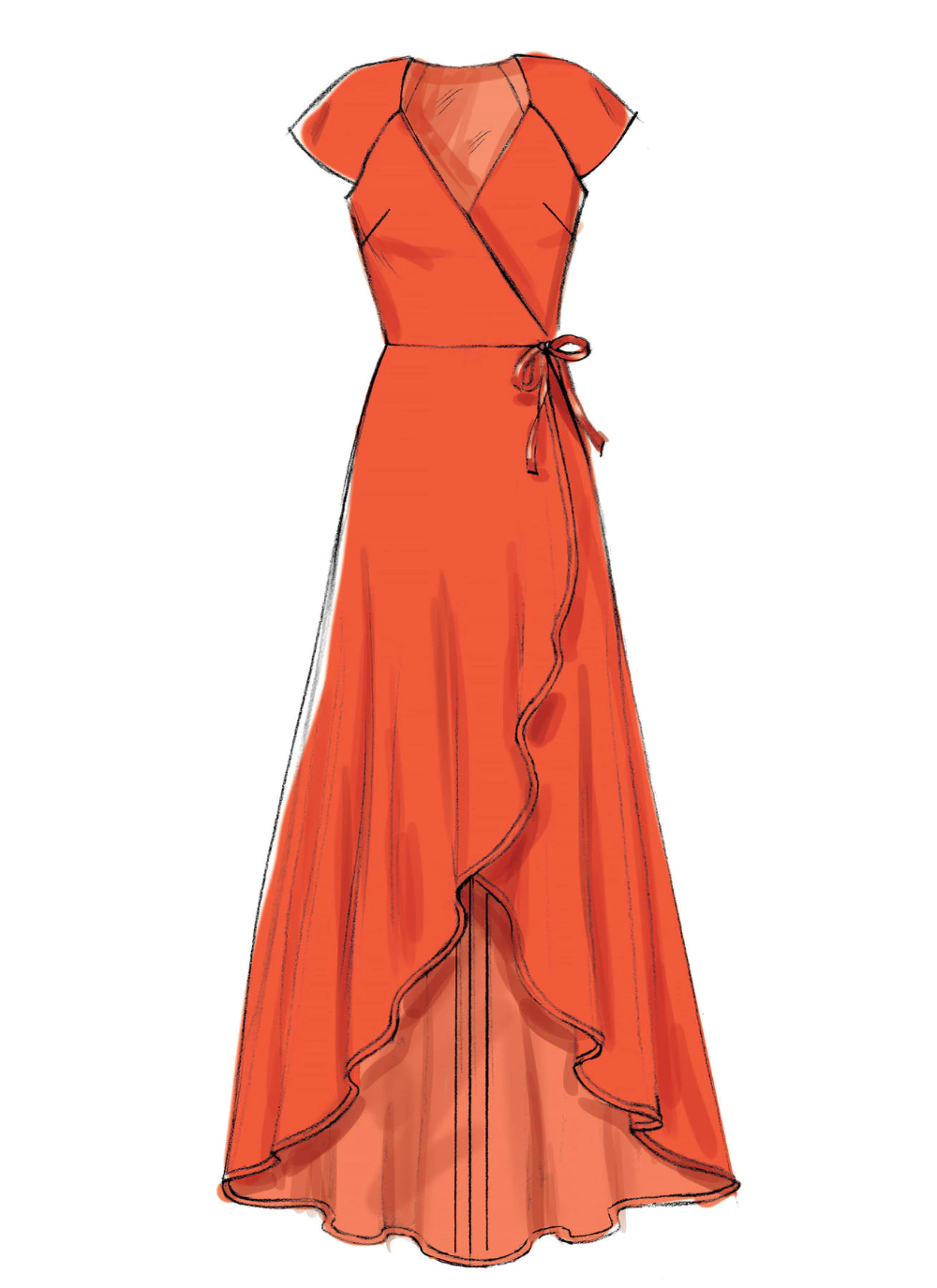 Лекало модных платьев