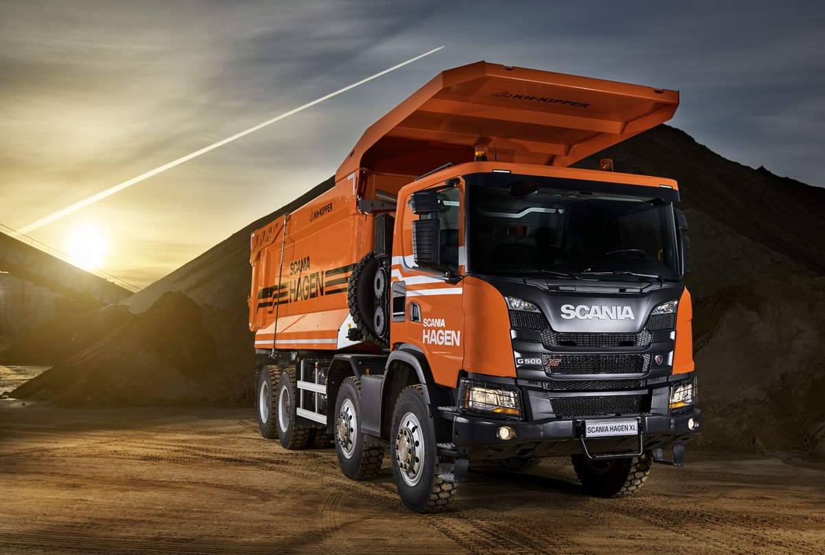 Самосвал Scania g500 8x4