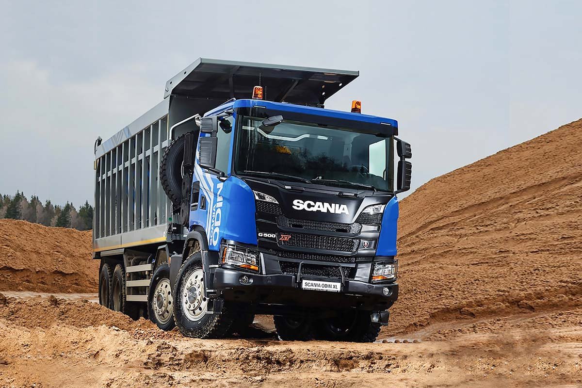 Самосвал Scania g500 8x4