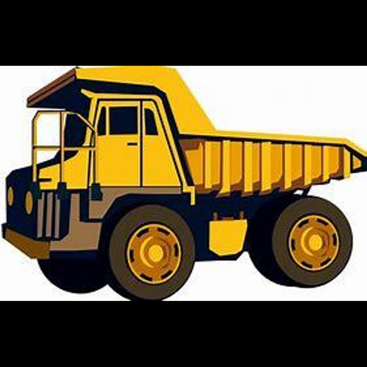 Грузовое авто клипарт на прозрачном фоне