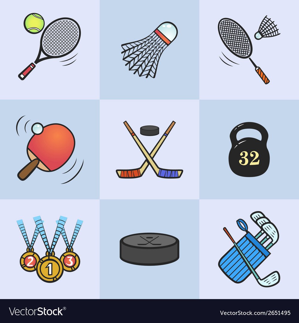 Атрибуты к видам спорта