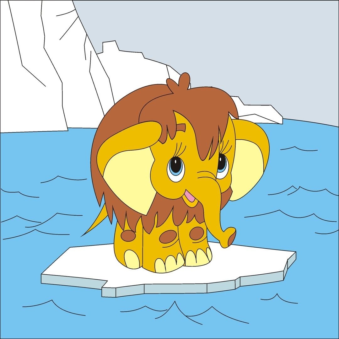 Мамонтенок диафильм