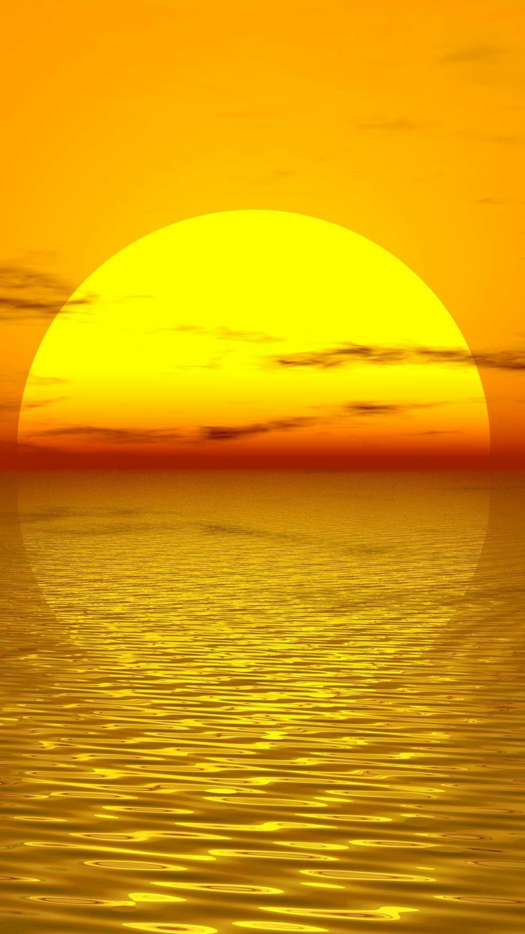 Солнышко желтое без лучиков